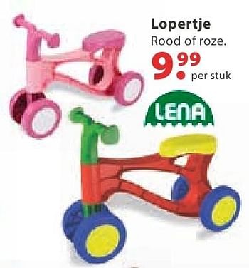 Aanbiedingen Lopertje - Lena - Geldig van 10/10/2016 tot 06/12/2016 bij Multi Bazar