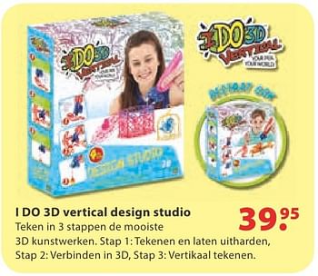 Aanbiedingen I do 3d vertical design studio - IDO3D - Geldig van 10/10/2016 tot 06/12/2016 bij Multi Bazar