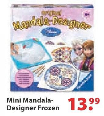 Aanbiedingen Mini mandaladesigner frozen - Ravensburger - Geldig van 10/10/2016 tot 06/12/2016 bij Multi Bazar