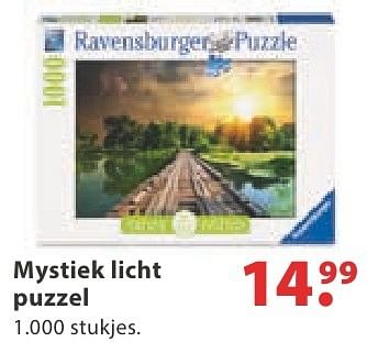 Aanbiedingen Mystiek licht puzzel - Ravensburger - Geldig van 10/10/2016 tot 06/12/2016 bij Multi Bazar