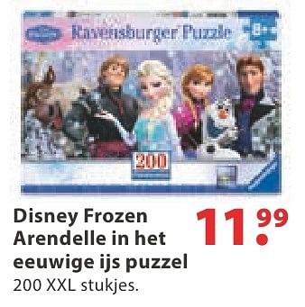 Aanbiedingen Disney frozen arendelle in het eeuwige ijs puzzel - Ravensburger - Geldig van 10/10/2016 tot 06/12/2016 bij Multi Bazar