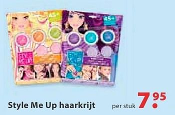 Aanbiedingen Style me up haarkrijt - Style me up - Geldig van 10/10/2016 tot 06/12/2016 bij Multi Bazar