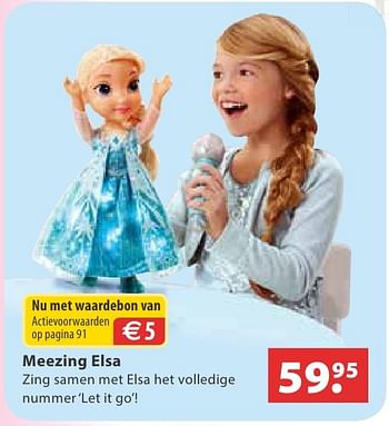 Aanbiedingen Meezing elsa - Huismerk - Multi Bazar - Geldig van 10/10/2016 tot 06/12/2016 bij Multi Bazar