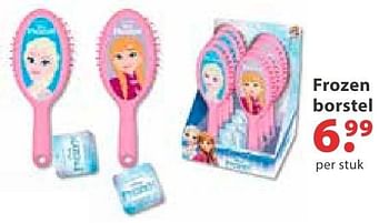 Aanbiedingen Frozen borstel - Disney  Frozen - Geldig van 10/10/2016 tot 06/12/2016 bij Multi Bazar