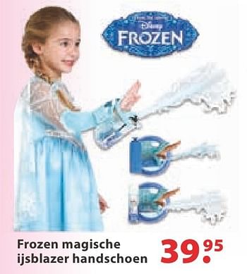 Aanbiedingen Frozen magische ijsblazer handschoen - Disney  Frozen - Geldig van 10/10/2016 tot 06/12/2016 bij Multi Bazar