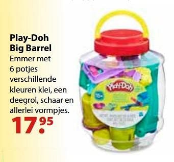 Aanbiedingen Play-doh big barrel - Play-Doh - Geldig van 10/10/2016 tot 06/12/2016 bij Multi Bazar