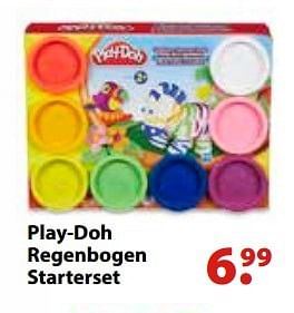 Aanbiedingen Play-doh regenbogen starterset - Play-Doh - Geldig van 10/10/2016 tot 06/12/2016 bij Multi Bazar