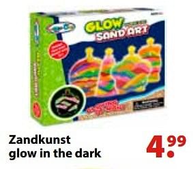 Aanbiedingen Zandkunst glow in the dark - Huismerk - Multi Bazar - Geldig van 10/10/2016 tot 06/12/2016 bij Multi Bazar