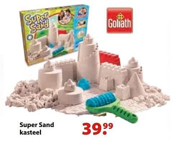 Aanbiedingen Super sand kasteel - Goliath - Geldig van 10/10/2016 tot 06/12/2016 bij Multi Bazar