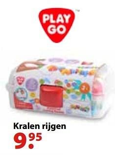 Aanbiedingen Kralen rijgen - Play-Go - Geldig van 10/10/2016 tot 06/12/2016 bij Multi Bazar