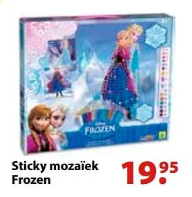 Aanbiedingen Sticky mozaïek frozen - Huismerk - Multi Bazar - Geldig van 10/10/2016 tot 06/12/2016 bij Multi Bazar