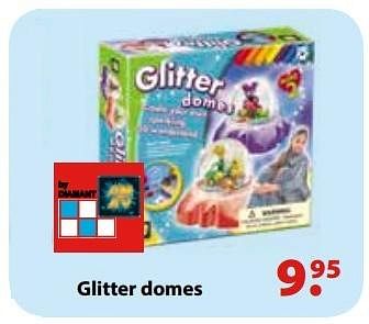 Aanbiedingen Glitter domes - Diamant - Geldig van 10/10/2016 tot 06/12/2016 bij Multi Bazar