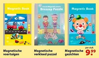 Aanbiedingen Magnetische gezichten - Huismerk - Multi Bazar - Geldig van 10/10/2016 tot 06/12/2016 bij Multi Bazar