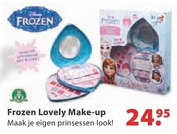 Aanbiedingen Frozen lovely make-up - Disney  Frozen - Geldig van 10/10/2016 tot 06/12/2016 bij Multi Bazar