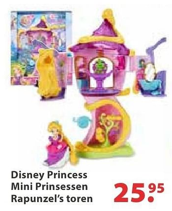 Aanbiedingen Disney princess mini prinsessen rapunzel`s toren - Disney Princess - Geldig van 10/10/2016 tot 06/12/2016 bij Multi Bazar