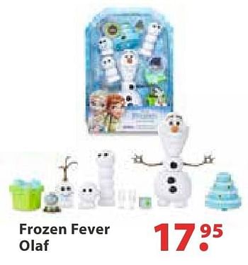 Aanbiedingen Frozen fever olaf - Disney  Frozen - Geldig van 10/10/2016 tot 06/12/2016 bij Multi Bazar