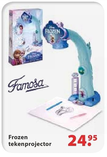 Aanbiedingen Frozen tekenprojector - Disney  Frozen - Geldig van 10/10/2016 tot 06/12/2016 bij Multi Bazar