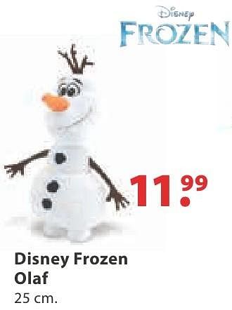 Aanbiedingen Disney frozen olaf - Disney  Frozen - Geldig van 10/10/2016 tot 06/12/2016 bij Multi Bazar