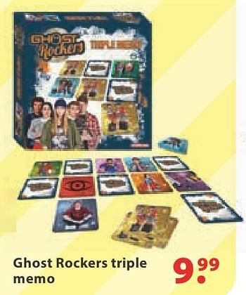 Aanbiedingen Ghost rockers triple memo - Ghost Rockers - Geldig van 10/10/2016 tot 06/12/2016 bij Multi Bazar