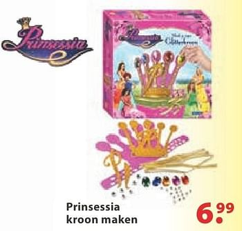 Aanbiedingen Prinsessia kroon maken - Prinsessia - Geldig van 10/10/2016 tot 06/12/2016 bij Multi Bazar