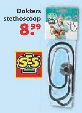 Aanbiedingen Dokters stethoscoop - SES - Geldig van 10/10/2016 tot 06/12/2016 bij Multi Bazar