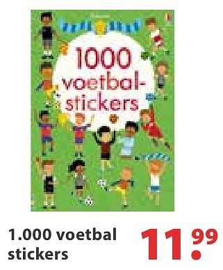 Aanbiedingen 1.000 voetbal stickers - Huismerk - Multi Bazar - Geldig van 10/10/2016 tot 06/12/2016 bij Multi Bazar