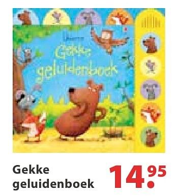 Aanbiedingen Gekke geluidenboek - Huismerk - Multi Bazar - Geldig van 10/10/2016 tot 06/12/2016 bij Multi Bazar