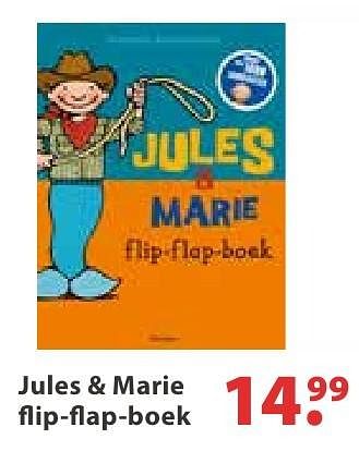 Aanbiedingen Jules + marie flip-flap-boek - Huismerk - Multi Bazar - Geldig van 10/10/2016 tot 06/12/2016 bij Multi Bazar