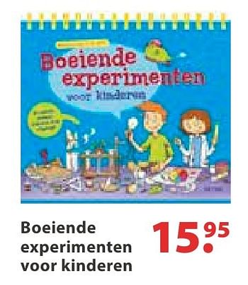 Aanbiedingen Boeiende experimenten voor kinderen - Huismerk - Multi Bazar - Geldig van 10/10/2016 tot 06/12/2016 bij Multi Bazar