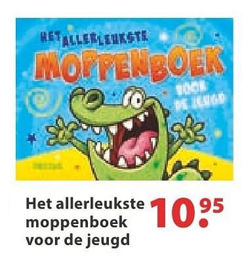 Aanbiedingen Het allerleukste moppenboek voor de jeugd - Huismerk - Multi Bazar - Geldig van 10/10/2016 tot 06/12/2016 bij Multi Bazar