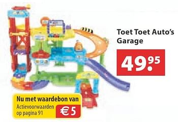 Aanbiedingen Toet toet auto`s garage - Toet Toet Auto's - Geldig van 10/10/2016 tot 06/12/2016 bij Multi Bazar