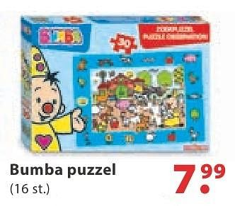 Aanbiedingen Bumba puzzel - Studio 100 - Geldig van 10/10/2016 tot 06/12/2016 bij Multi Bazar