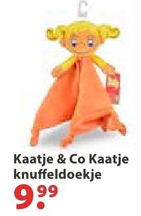 Aanbiedingen Kaatje + co kaatje knuffeldoekje - Kaatje - Geldig van 10/10/2016 tot 06/12/2016 bij Multi Bazar