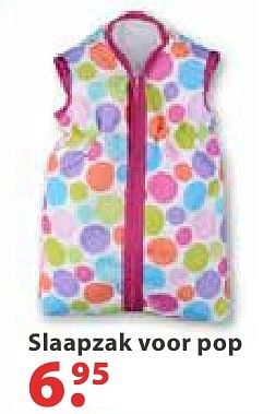 Aanbiedingen Slaapzak voor pop - Huismerk - Multi Bazar - Geldig van 10/10/2016 tot 06/12/2016 bij Multi Bazar