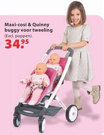 Aanbiedingen Maxi-cosi + quinny buggy voor tweeling - Quinny - Geldig van 10/10/2016 tot 06/12/2016 bij Multi Bazar