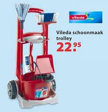 Aanbiedingen Vileda schoonmaak trolley - Theo Klein - Geldig van 10/10/2016 tot 06/12/2016 bij Multi Bazar