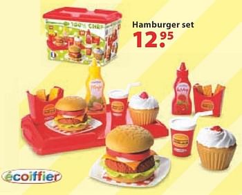 Aanbiedingen Hamburger set - Ecoiffier - Geldig van 10/10/2016 tot 06/12/2016 bij Multi Bazar