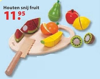 Aanbiedingen Houten snij fruit - Classic World - Geldig van 10/10/2016 tot 06/12/2016 bij Multi Bazar