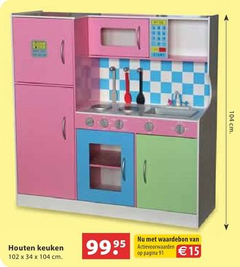 Aanbiedingen Houten keuken - Huismerk - Multi Bazar - Geldig van 10/10/2016 tot 06/12/2016 bij Multi Bazar