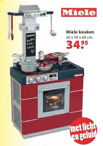 Aanbiedingen Miele keuken - Theo Klein - Geldig van 10/10/2016 tot 06/12/2016 bij Multi Bazar