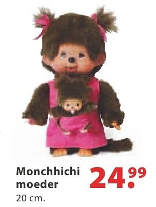 Aanbiedingen Monchhichi moeder - Monchhichi - Geldig van 10/10/2016 tot 06/12/2016 bij Multi Bazar