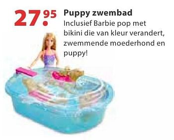 Aanbiedingen Puppy zwembad - Mattel - Geldig van 10/10/2016 tot 06/12/2016 bij Multi Bazar