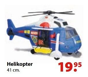 Aanbiedingen Helikopter - Dickie - Geldig van 10/10/2016 tot 06/12/2016 bij Multi Bazar