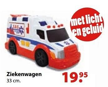 Aanbiedingen Ziekenwagen - Dickie - Geldig van 10/10/2016 tot 06/12/2016 bij Multi Bazar