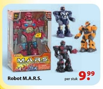 Aanbiedingen Robot m.a.r.s. - Hap P Kids - Geldig van 10/10/2016 tot 06/12/2016 bij Multi Bazar