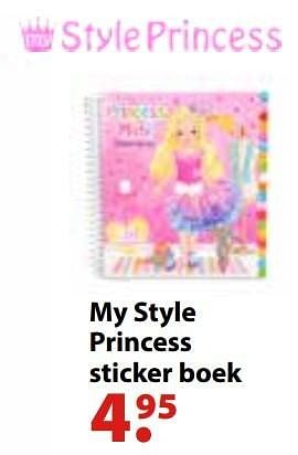 Aanbiedingen My style princess sticker boek - My Style Princess - Geldig van 10/10/2016 tot 06/12/2016 bij Multi Bazar