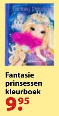 Aanbiedingen Fantasie prinsessen kleurboek - Top Model - Geldig van 10/10/2016 tot 06/12/2016 bij Multi Bazar