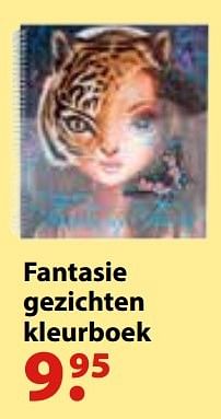 Aanbiedingen Fantasie gezichten kleurboek - Top Model - Geldig van 10/10/2016 tot 06/12/2016 bij Multi Bazar