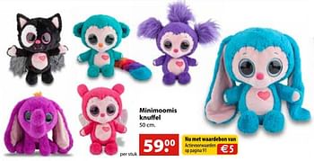 Aanbiedingen Minimoomis knuffel - Ylvi en de Minimoomis - Geldig van 10/10/2016 tot 06/12/2016 bij Multi Bazar