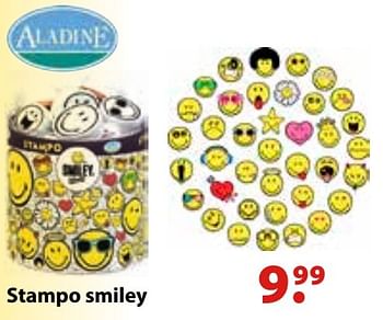 Aanbiedingen Stampo smiley - Aladine - Geldig van 10/10/2016 tot 06/12/2016 bij Multi Bazar